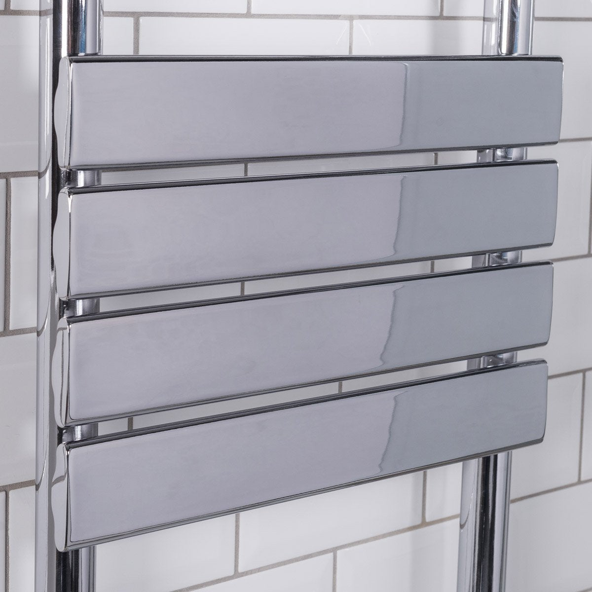 Warmehaus Designer Bathroom Flat Panel Heated Towel Rail 1600x450mm Chrome