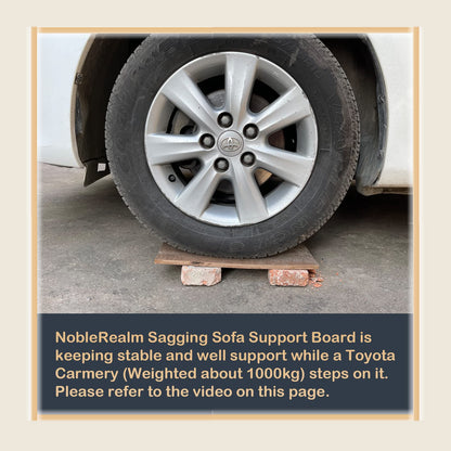 NobleRealm® 𝗫𝗟 𝗟𝗮𝗿𝗴𝗲𝗿 & 𝗧𝗵𝗶𝗰𝗸𝗲𝗻 | 𝑺𝒂𝒈𝒈𝒊𝒏𝒈 𝑪𝒐𝒖𝒄𝒉 𝑪𝒖𝒔𝒉𝒊𝒐𝒏 𝑺𝒖𝒑𝒑𝒐𝒓𝒕 𝑩𝒐𝒂𝒓𝒅 | Heavy Duty Frame & Machine-Washable & Non-Slip 173 x 60 cm
