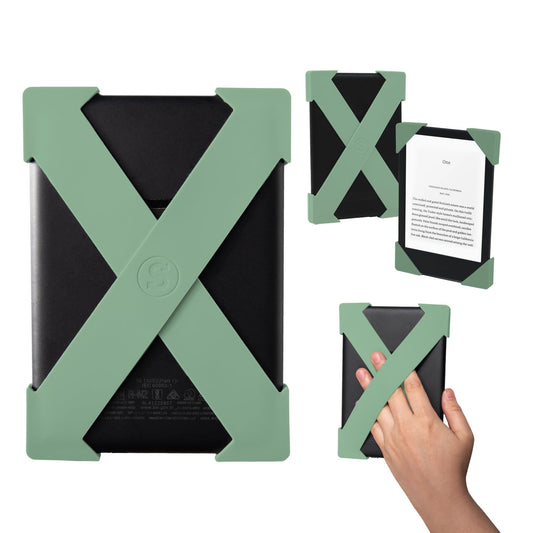Strapsicle Hand Strap for Kindles & Kobos ? Fits Kindle/Paperwhite (6?) Gen 7?10, 6? Kobo ? 2 Pack Lightweight Grip ? Medium ? Sage