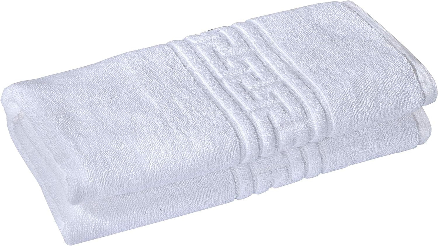 Indus Textiles Bath Sheets Large x 2-100% Egyptian Ring Spun Cotton Highly Absorbent and Soft - White