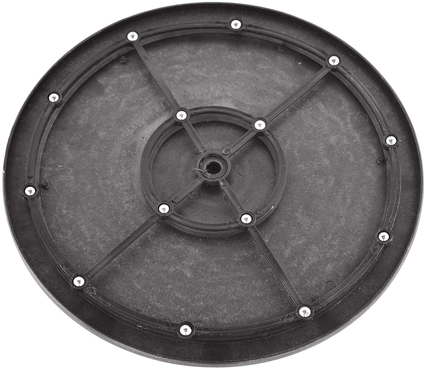 Hexint 2 Pieces 360° Rotating Swivel Stand Turntable Heavy Duty Lazy Susan with Steel Ball Bearings for Big Screen TV Computer Monitor Laptop Arts