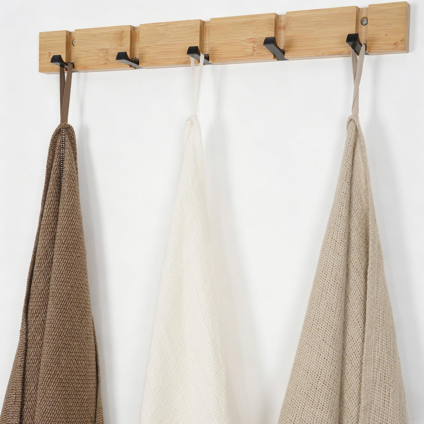 HSOFTIFY 100% Pure Linen Bath Towel with Hanging Loop for Bathroom, Linen