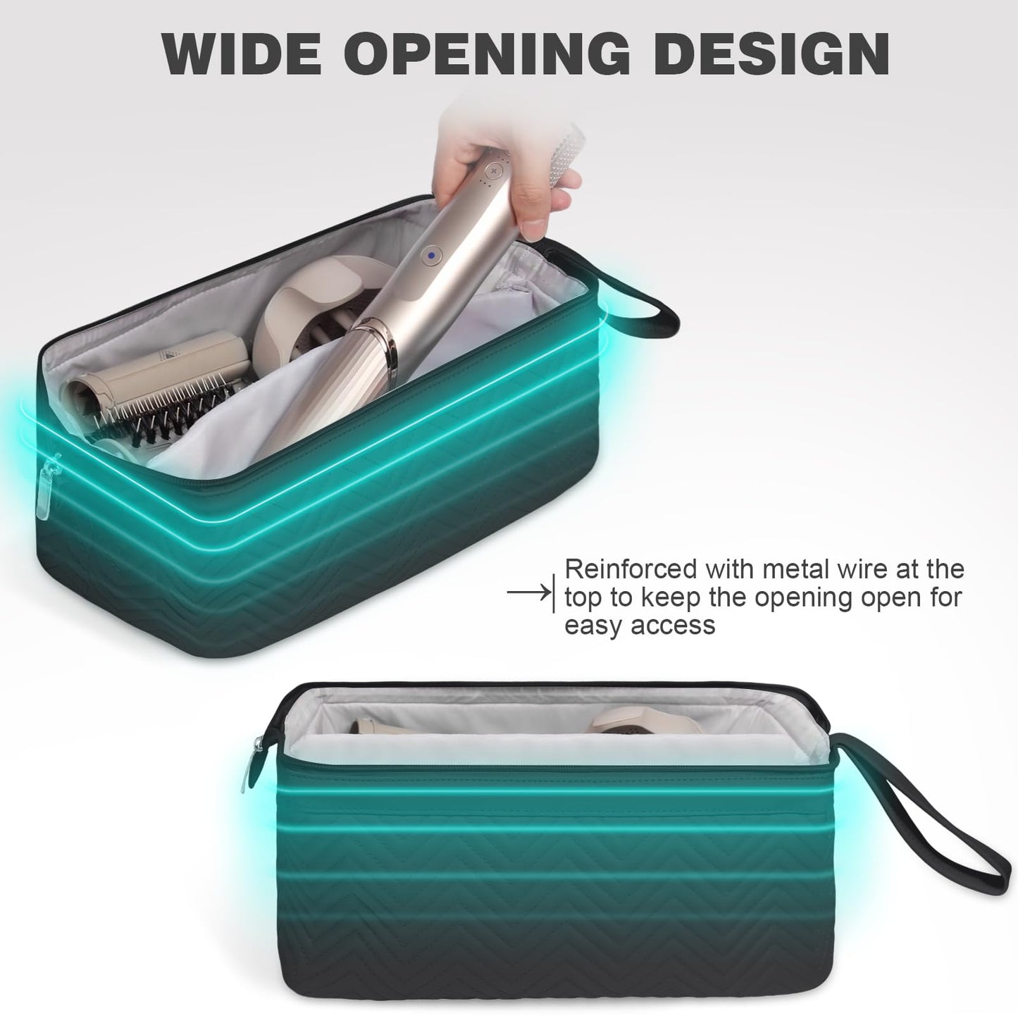 GENCAN Travel Case Compatible with Shark Flexstyle Black