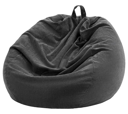 Nobildonna Bean Bag Chair Cover No Filler for Kids Beanbag Stuffed Animal Storage Without Filling Plush Toys Holder and Organizer Soft Premium