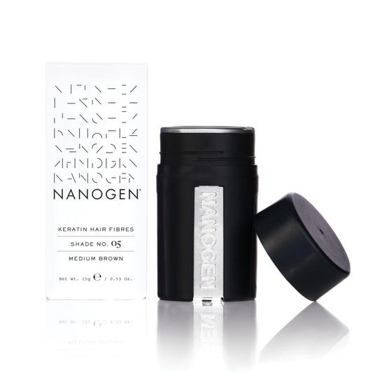 Nanogen Hair Fibres, 15 g, Medium Brown