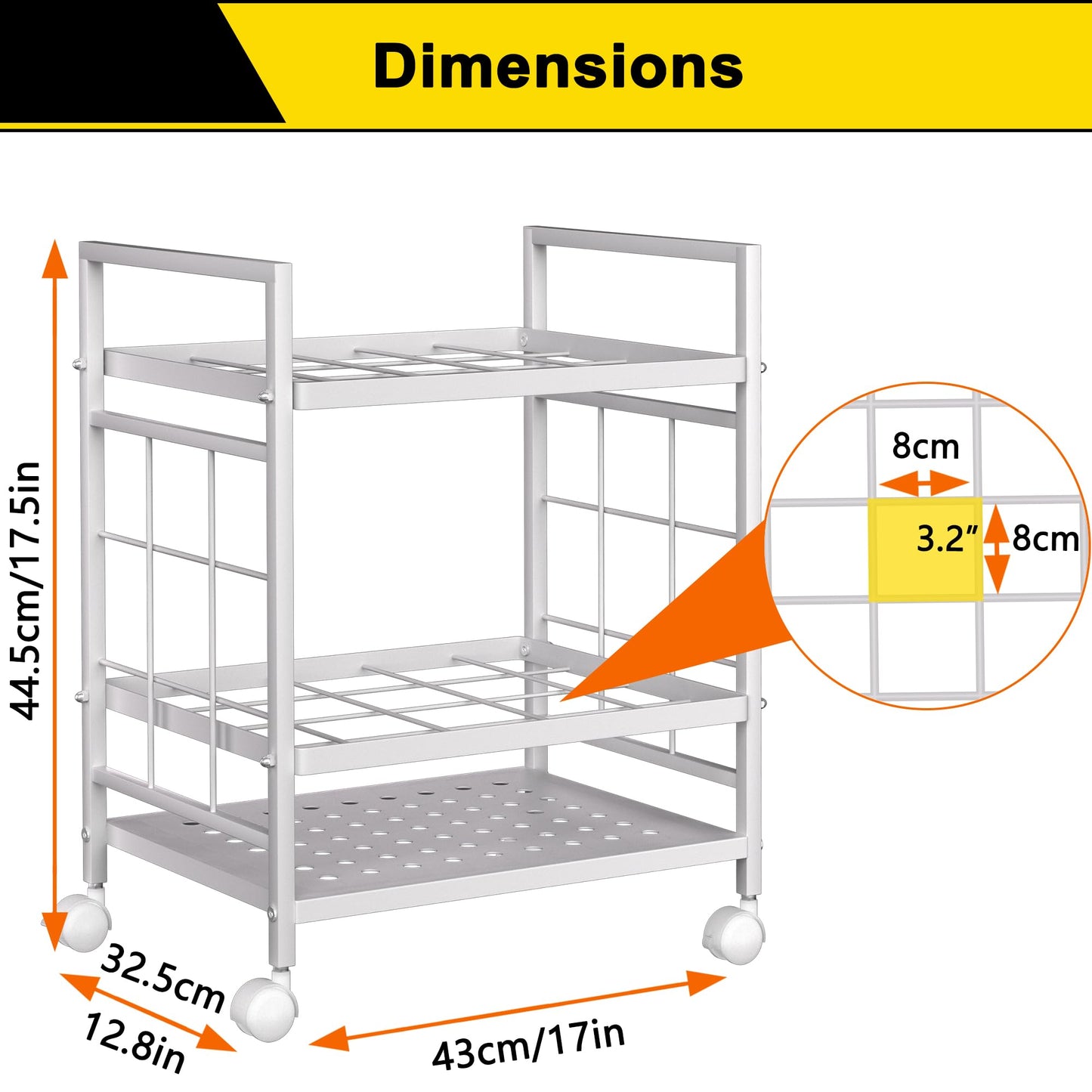 Jowkou Blueprint Storage Rack Cart with Wheels, 20-Slot Blueprint Holder, Construction PlanMap Holder, Blueprint Storage Organiser Table, White