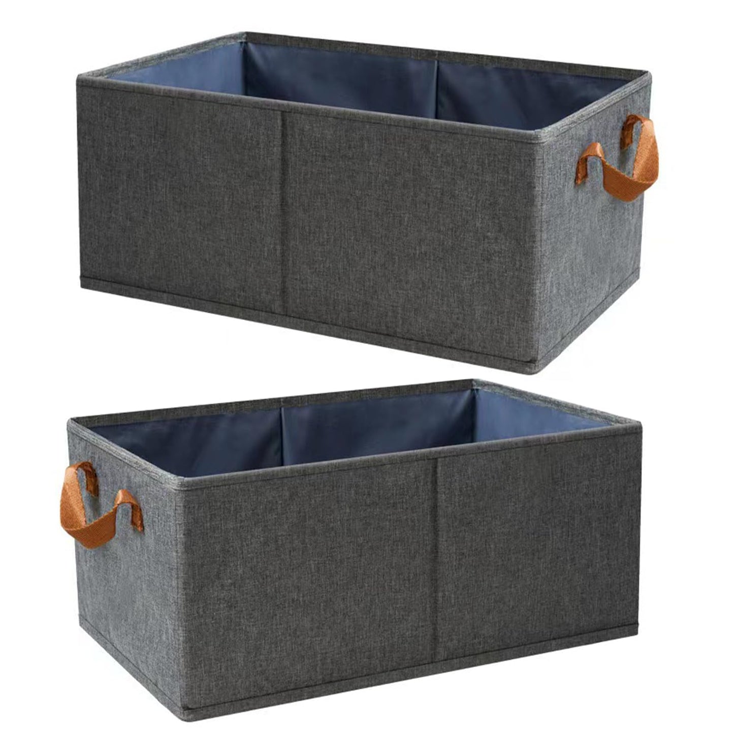 arrderly 2 Pack Foldable Drawer Clothes Storage Boxes Jeans Storage Organizer, for Trousers, Jeans, Jumper, Tshirt, Bras, Clothing Storage Organiser
