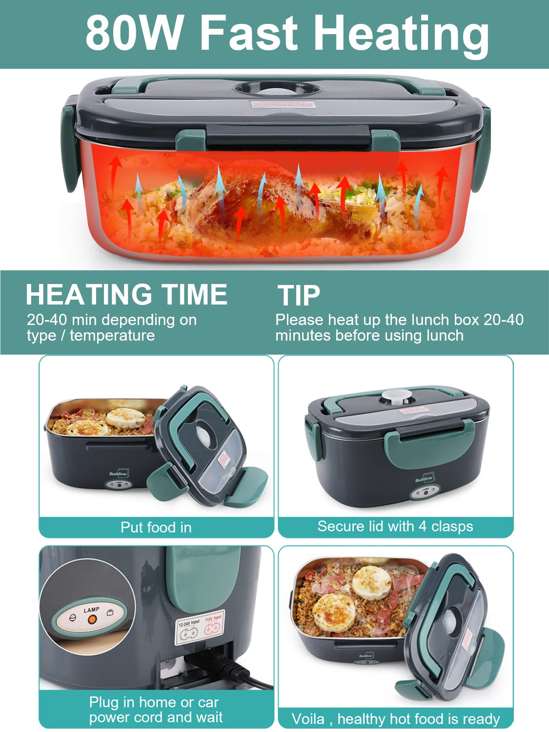 Electric Lunch Box - 318 (US-318lv)