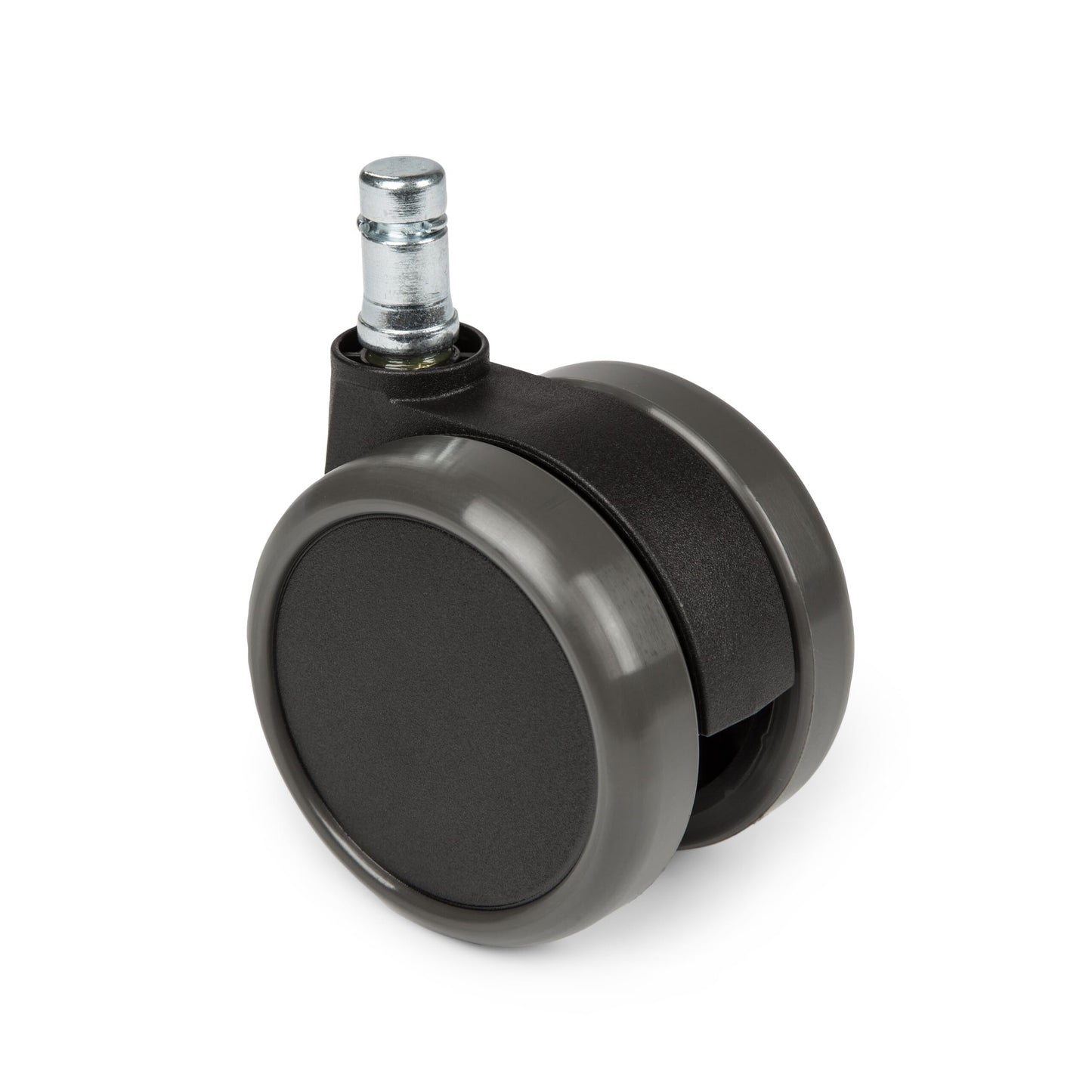 hjh OFFICE, 619010, Castors, Wheels for office, executive chairs, ROLO, black, , Set of 5 x special castors for hard floors 11 mm pin