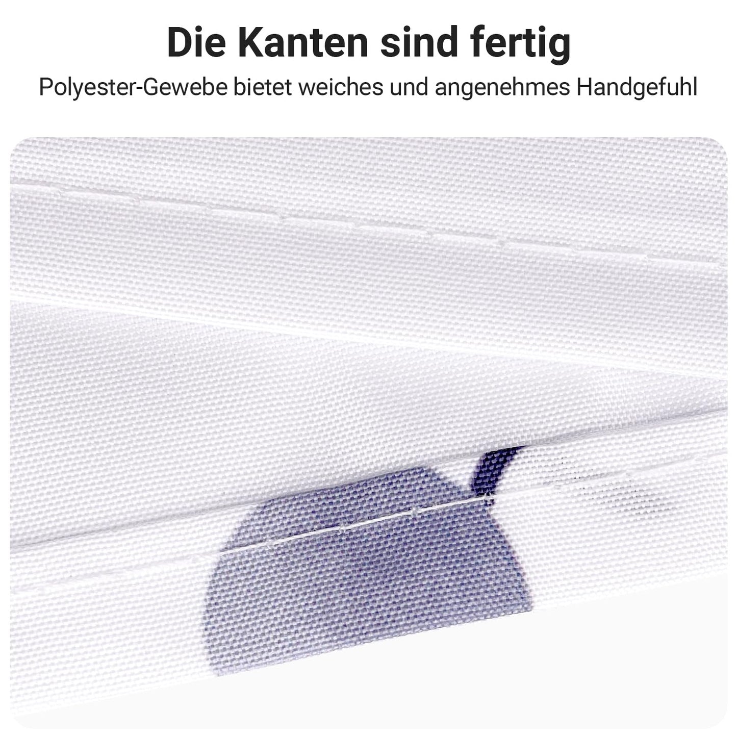 Lerores Shower Curtain, 120 x 200 cm, Blue Flower, Weighted Hem, Anti-Mould, Water-Repellent