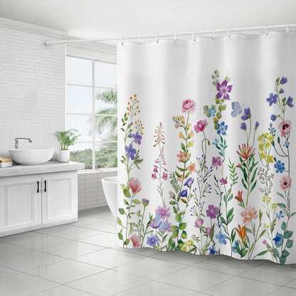FAIRYGATE Wet Room Shower Curtain Bathroom Shower Curtains Mould Proof Resistant 180x180cm Waterproof Large Shower Curtain Anti Mould Wet Room B9813