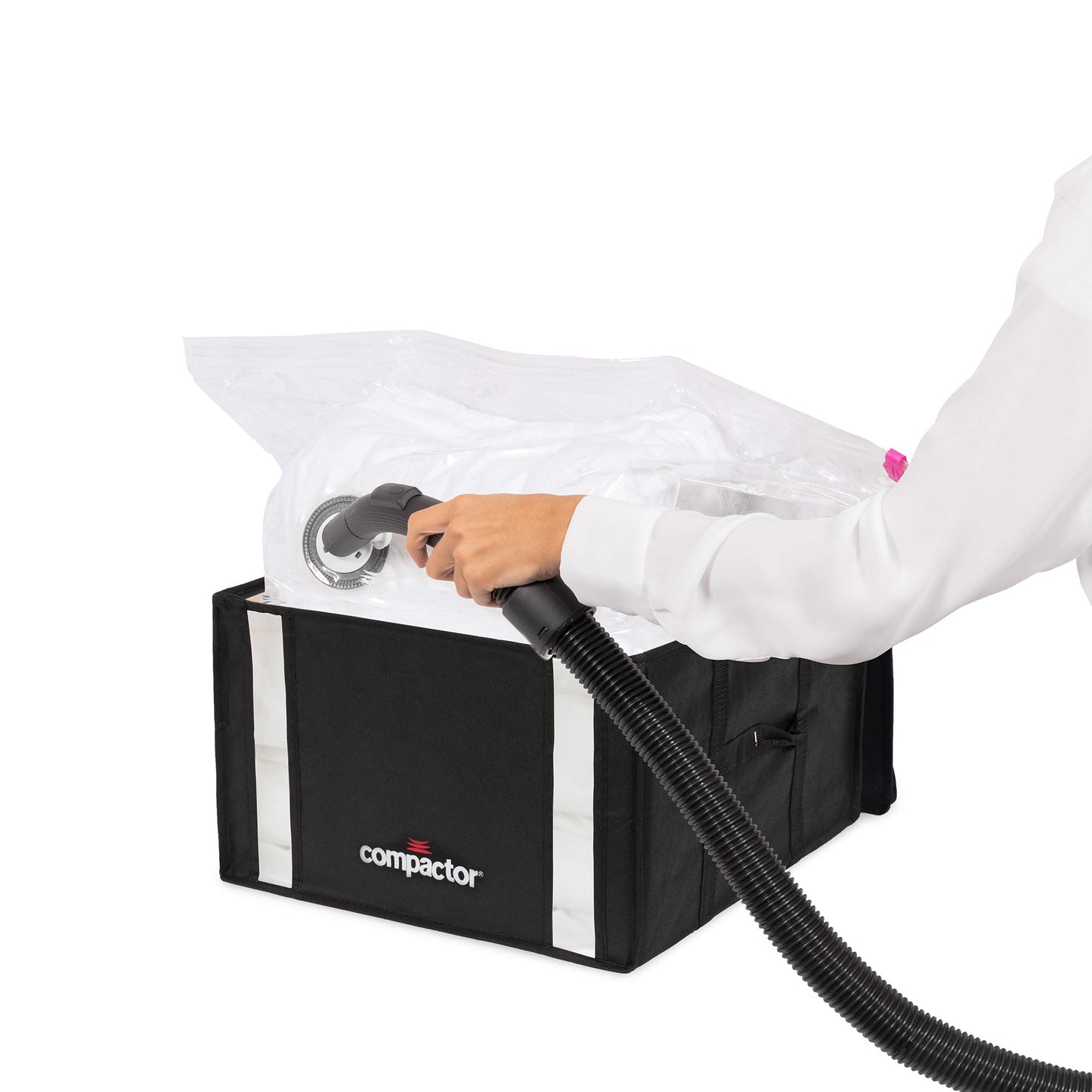 Compactor Cosmos 3D Semi-Rigid Vacuum Storage Box, M Size, Black, RAN8945