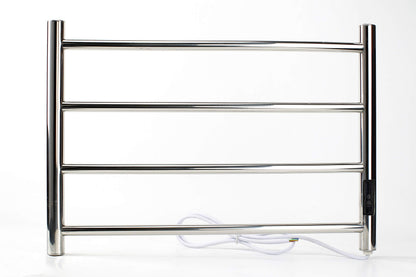 Perugia Electric Stainless Steel Towel Rail H420mm W600mm Electric Bathroom Towel Radiator