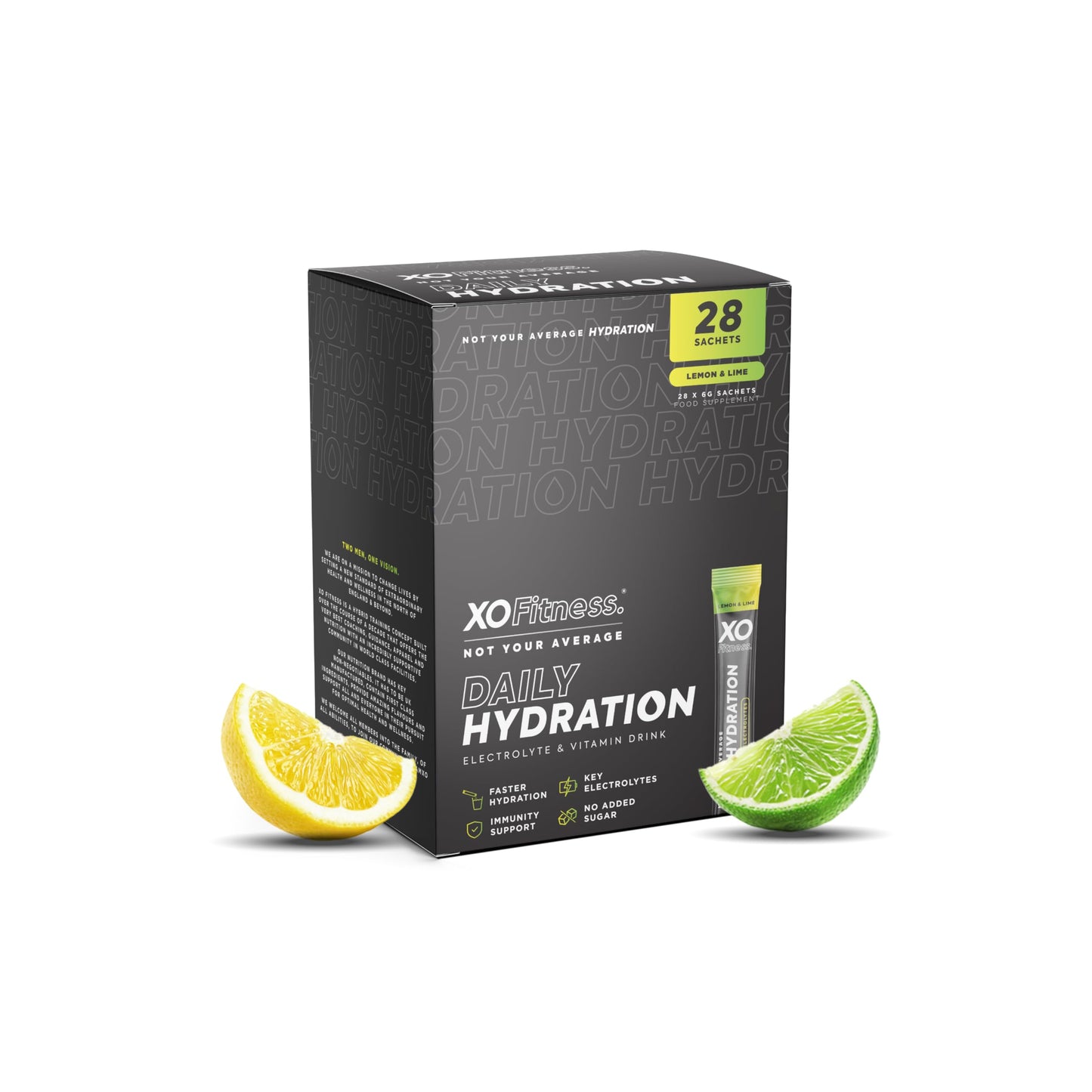 XO Fitness Hydration Sachets | Key Electrolytes Sachets | Immunity Support with Essential Vitamins & Minerals | Zero Sugar & Low Calorie Hydration