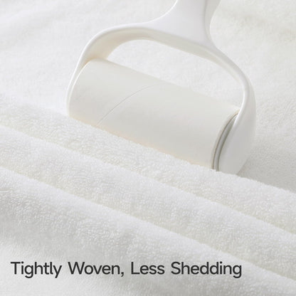 REDKISS 2-pack White Large Bath Towels-160 x 80CM Cotton Luxury Towel