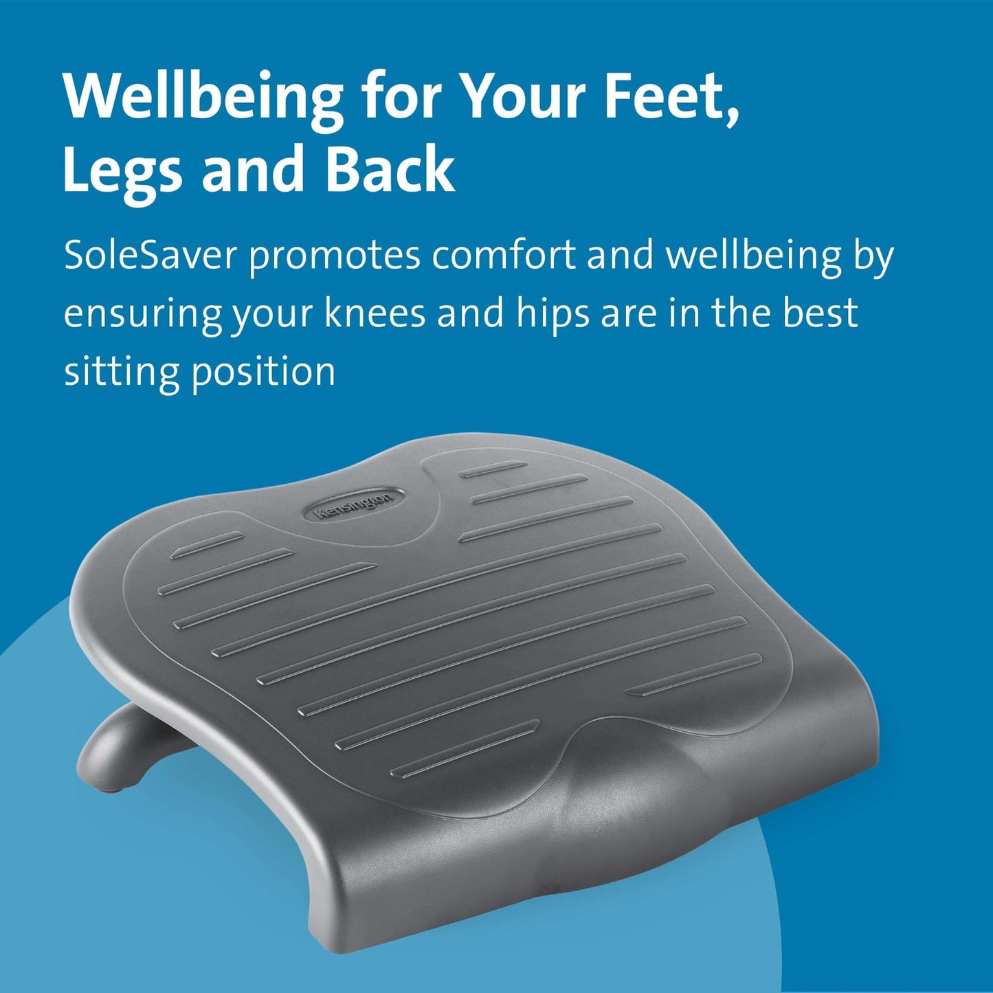 Kensington SoleSaver Foot Rest, Adjustable Ergonomic Foot Stool