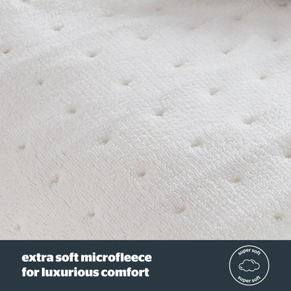 Silentnight Hotel Collection Double Electric Blanket - Luxury Cosy Comfort Covered in a Super Soft Fleece Fabric - Full Mattress Coverage with Easy