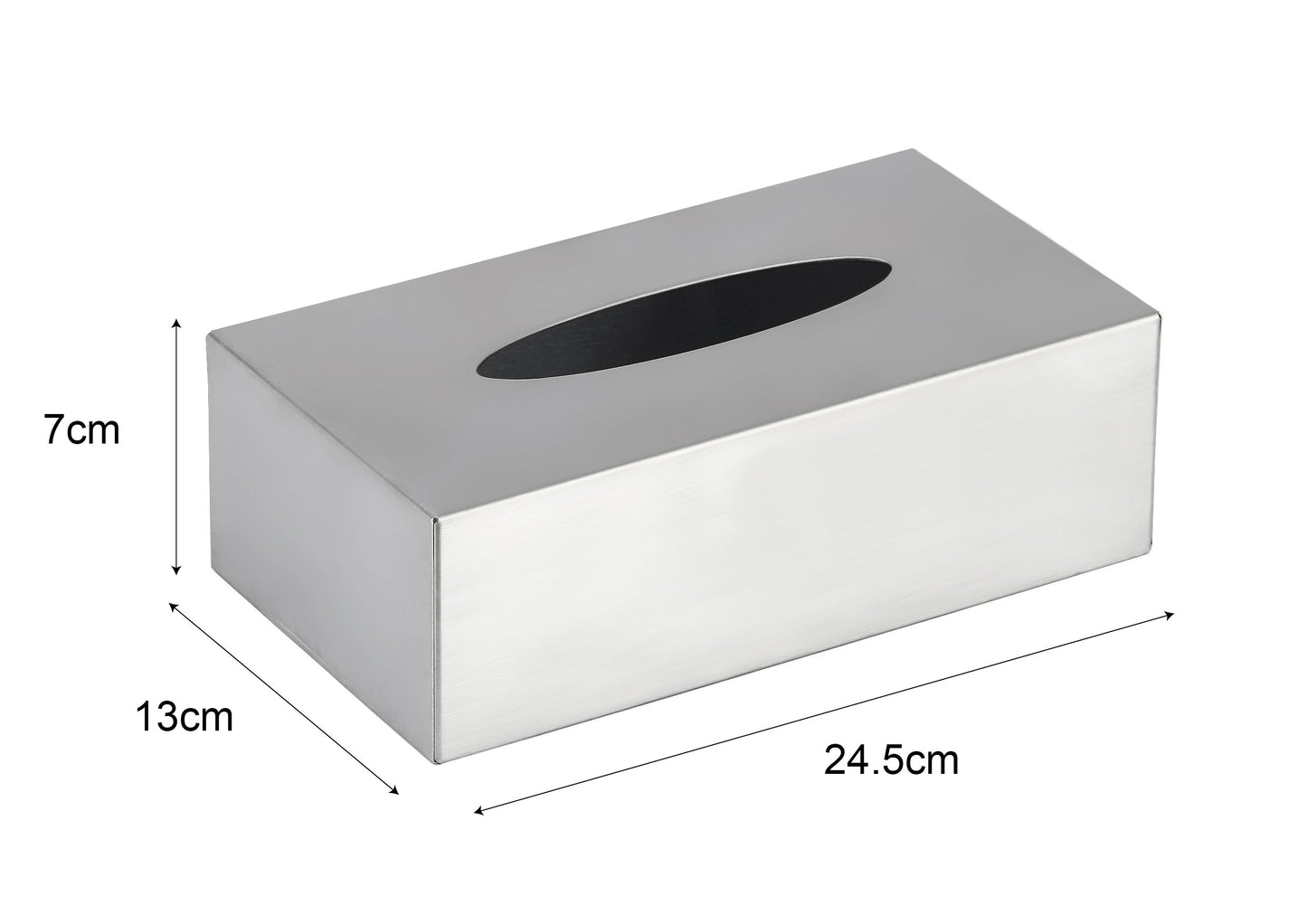 Cosmetic Tissue Dispenser Box Stainless Steel (Previous Model to 39329)