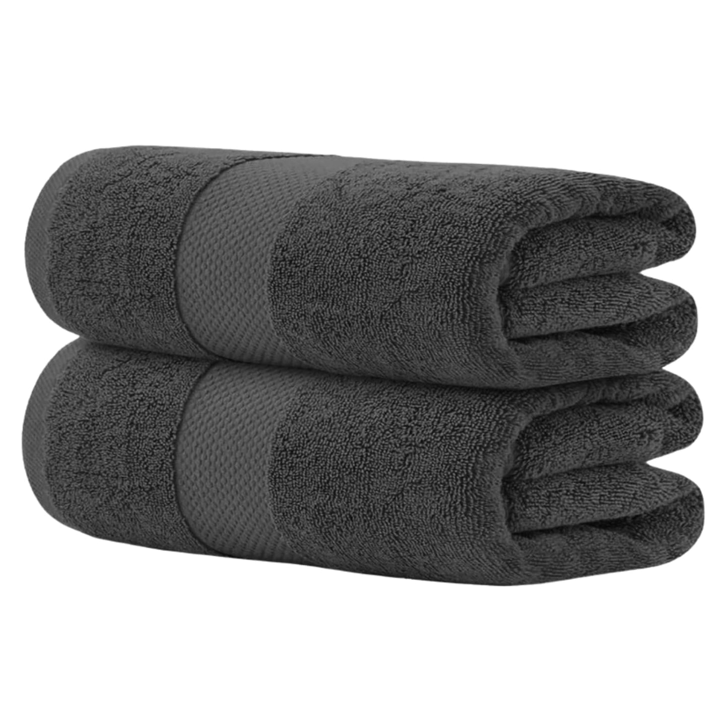 Hieftan Towels Bath Sheet Set – 100% Cotton Pack of 2 Extra Large Bath Sheets Towel 600gsm Highly Absorbent Rapid Dry Super Sheets for Bathroom 140 X