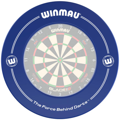 WINMAU Blue Printed Dart Board Surround Ring ? Durable Wall Protector for Dartboards