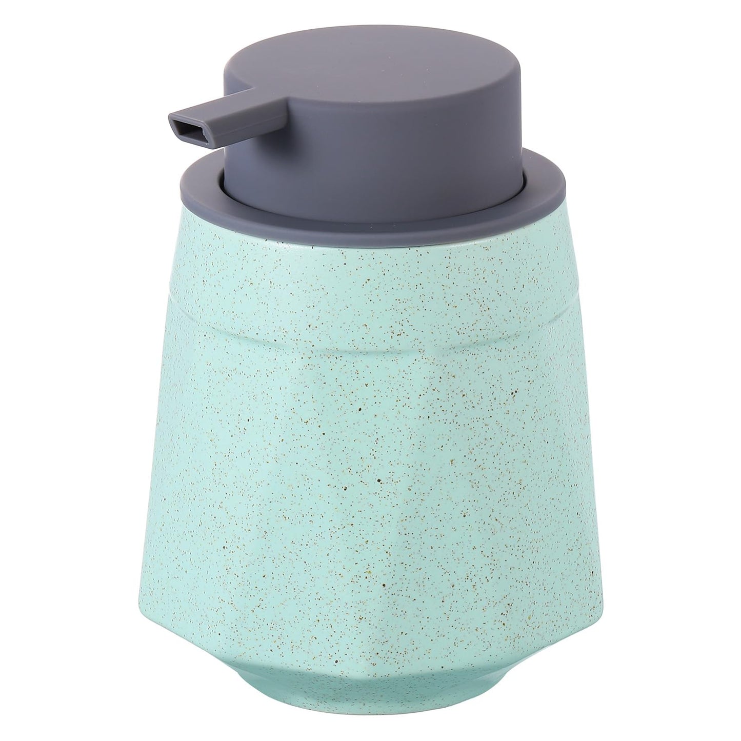 sourcing map Foaming Soap Dispenser 400ml/13.5oz Green Ceramic Foaming Soap Pump for Bathroom