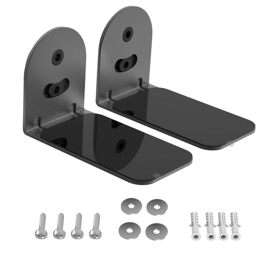 PlusAcc Universal Soundbar Brackets Mount Compatible with Bose, Samsung, JBL, Sonos, Yamaha, LG, Majority, SAKOBS and More Sound Bar Wall Mounts