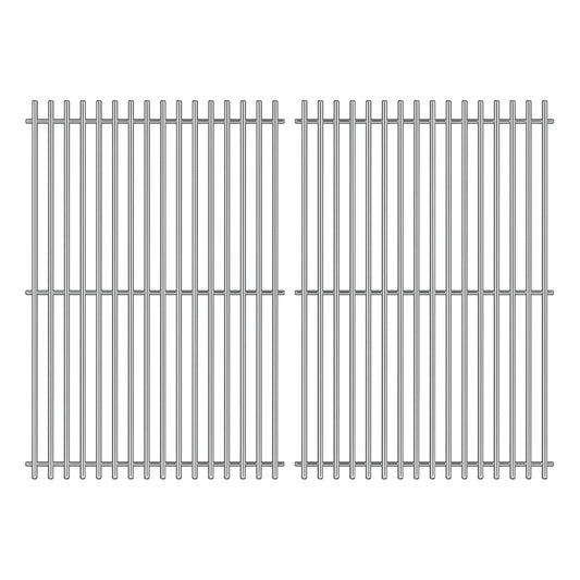 GFTIME 43.9 x 30cm 7527 Cooking Grate for Weber Spirit E310 E320 S310 S320 Spirit 300 Series, Stainless Steel Grid Replacement Parts 7639 7638 for
