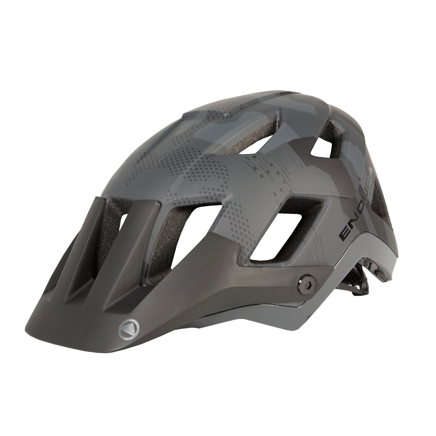 Endura Men's Hummvee Plus MIPS? Helmet | Cycling Protection | Adjustable Fit, Grey Camo, S-M