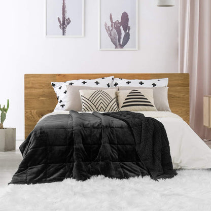Sivio Sherpa Fleece Weighted Blanket for Adult, 7kg Heavy Fuzzy Throw Blanket with Soft Plush Flannel, Reversible Twin-Size Super Soft Extra Warm Cozy