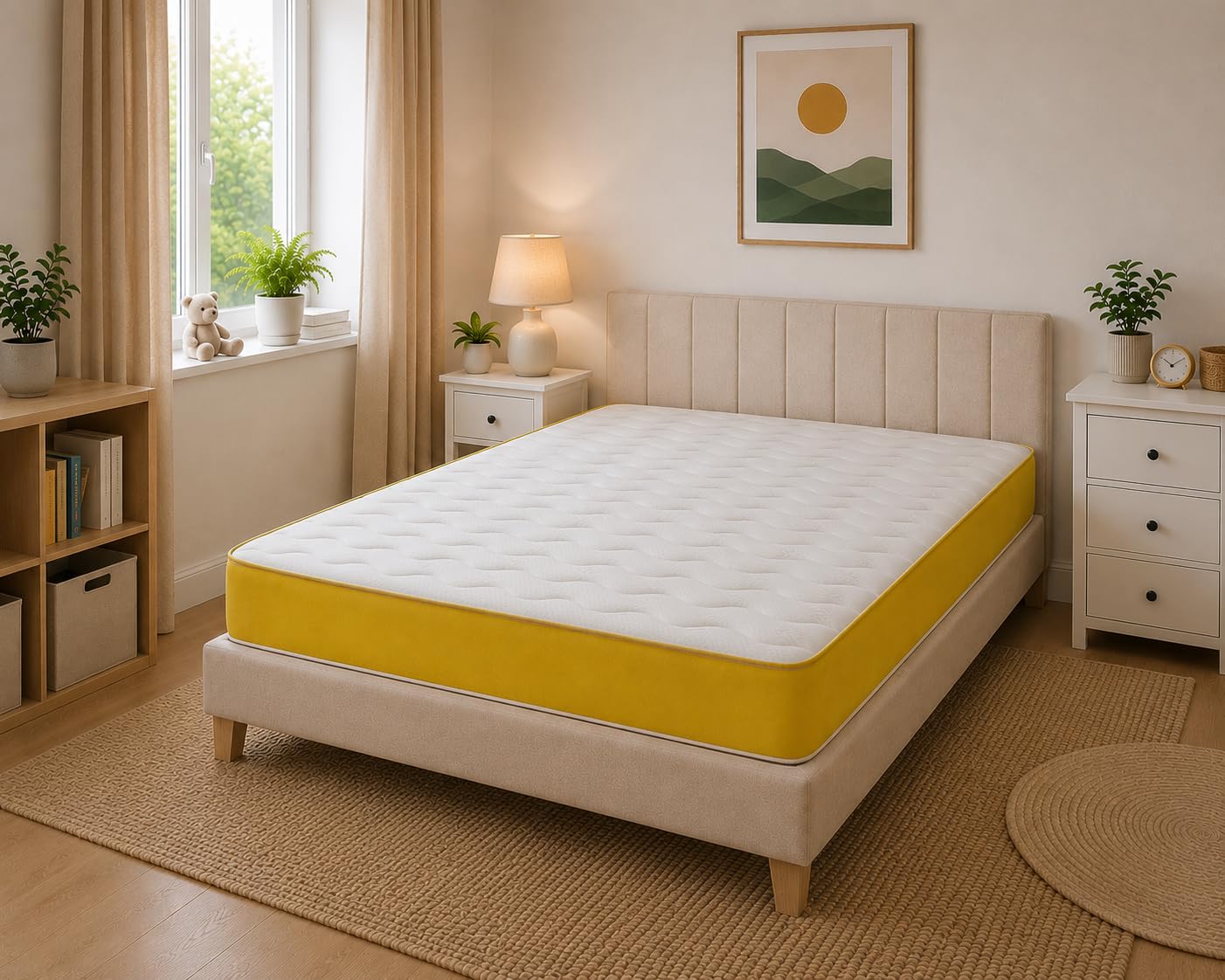 eXtreme comfort ltd Cooltouch Colours Yellow King Size Mattress