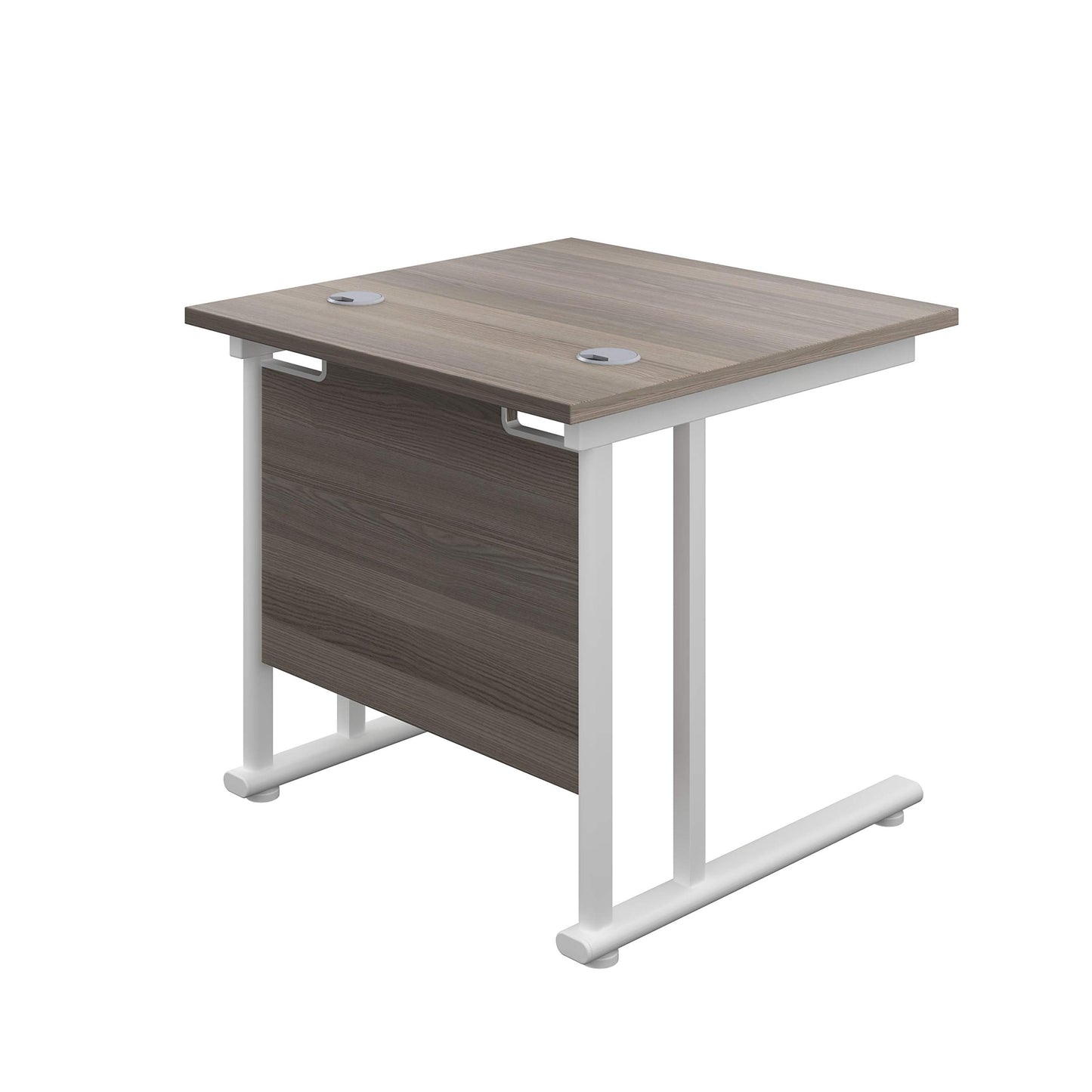 Office Hippo Heavy Duty Rectangular Cantilever Office Desk, Home Office Desk, Office Table, Integrated Cable Ports, PC Desk For Office or Home