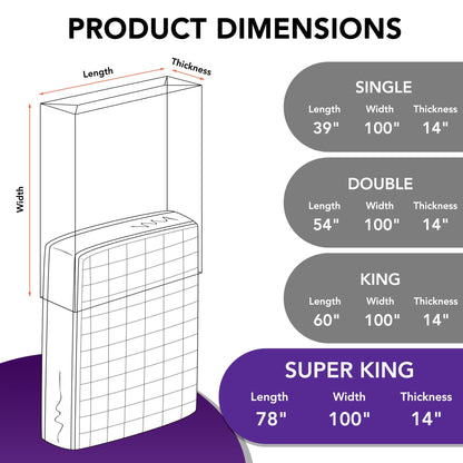 Mattress Bag for Moving and Storage, 5 Mil Heavy Duty Bed Mattress Cover, Mattress Protector Super Thick and Tear Resistant Super King