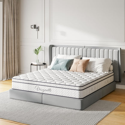 Vesgantti Single Mattress Hybrid Mattress Medium Firm 90x190x26cm