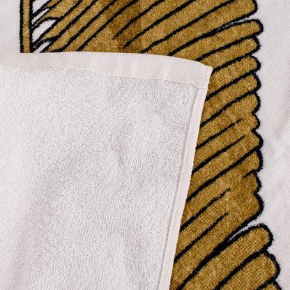 Groovy Uk Harry Potter Golden Snitch Bath Towel, 150 cm Length x 75 cm Width, White