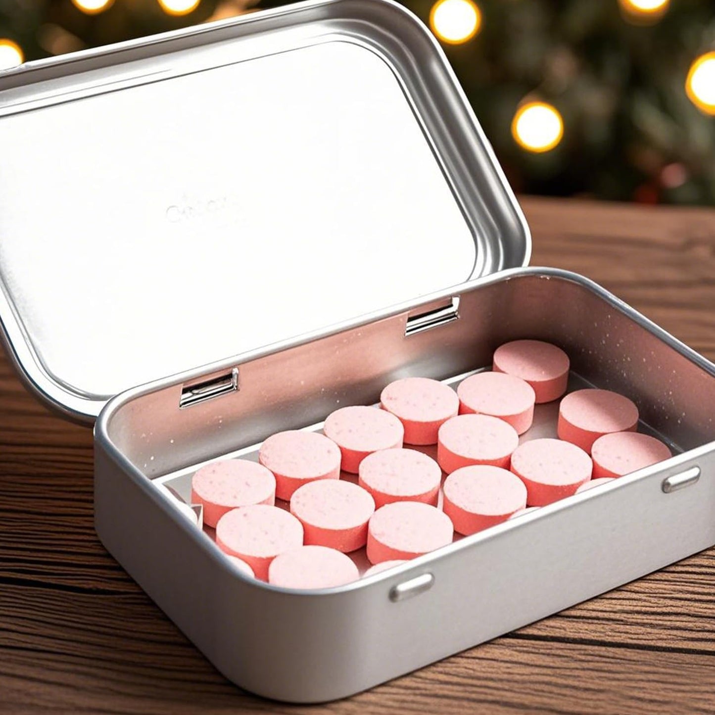JYTDBCS Tins Container, Metal Rectangular Tin Can,Mini Portable Box Small Storage Basic Necessities Home Storage Organizer Empty Hinged Household