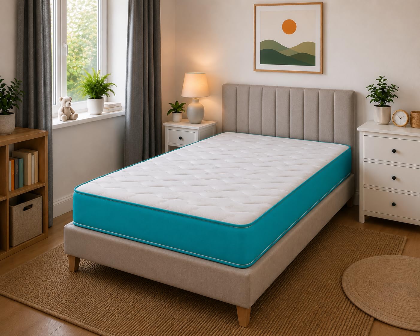 eXtreme comfort ltd Cooltouch Colours Teal King Size Mattress