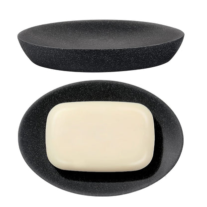 Shinowa Soap Dish, Resin Soap Saver Sponge Dish Tray Mini Storage Tray