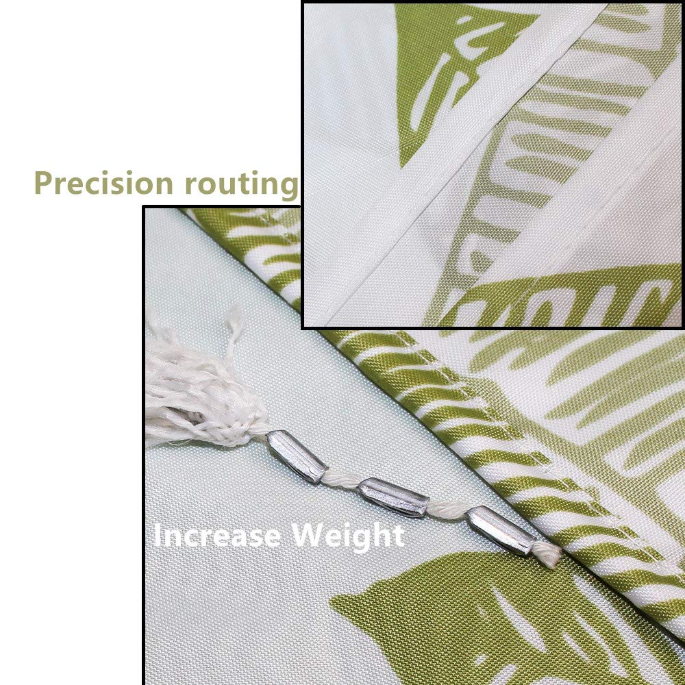 mefound Shower Curtain Waterproof & Mould Resistant Premium Hotel Quality Polyester Bathtub Curtain Weighted Hem & Rust-Proof Grommets 180 x 180 cm