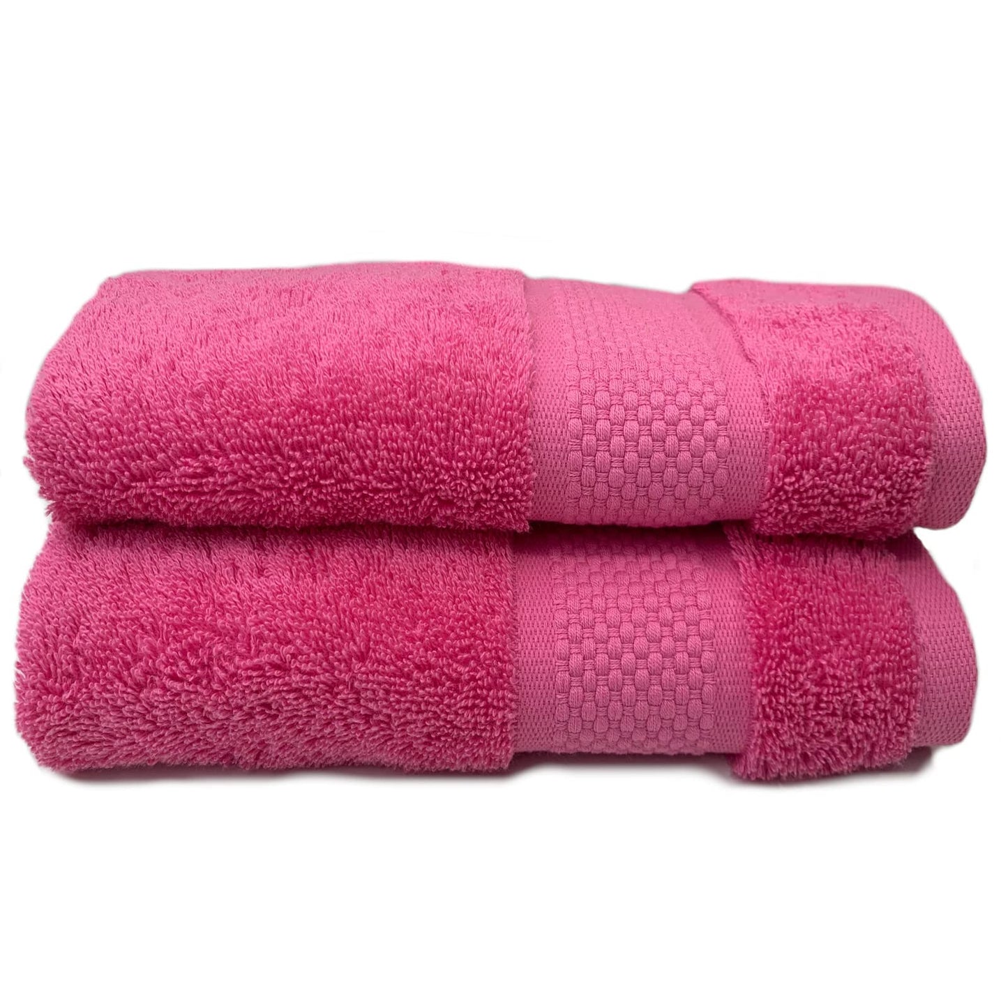 Sue Rossi Guest Towels 30 x 50cm Set Of 2, Organic Turkish Combed Cotton, 600gsm Thick, Soft & Absorbent Bathroom Or Kitchen Small Hand Towel