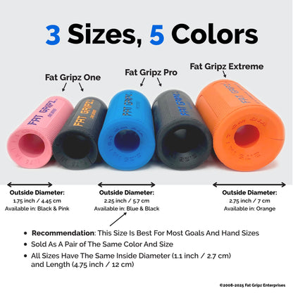 Fat Gripz Pro - Special Edition Black (New) (2.25" Outer Diameter)