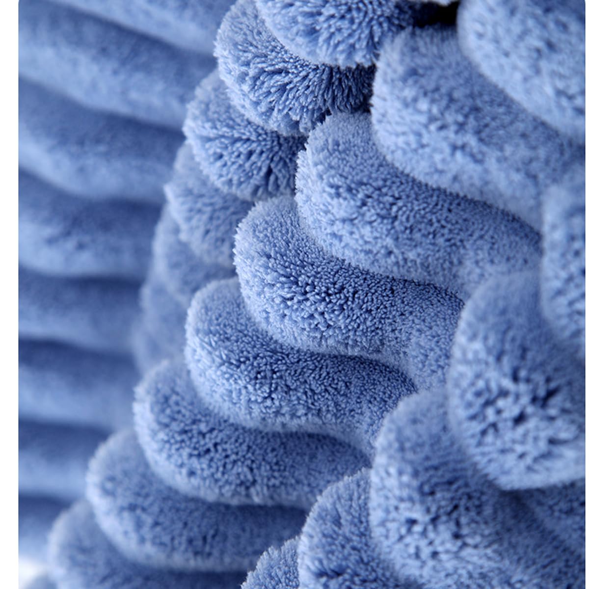 SOFTBATFY Soft Microfiber Hand Towels 4Pack, Super Absorbent Ribbed Towel Ideal for Hair Spa Sports and Travel (Ribbed Towel)