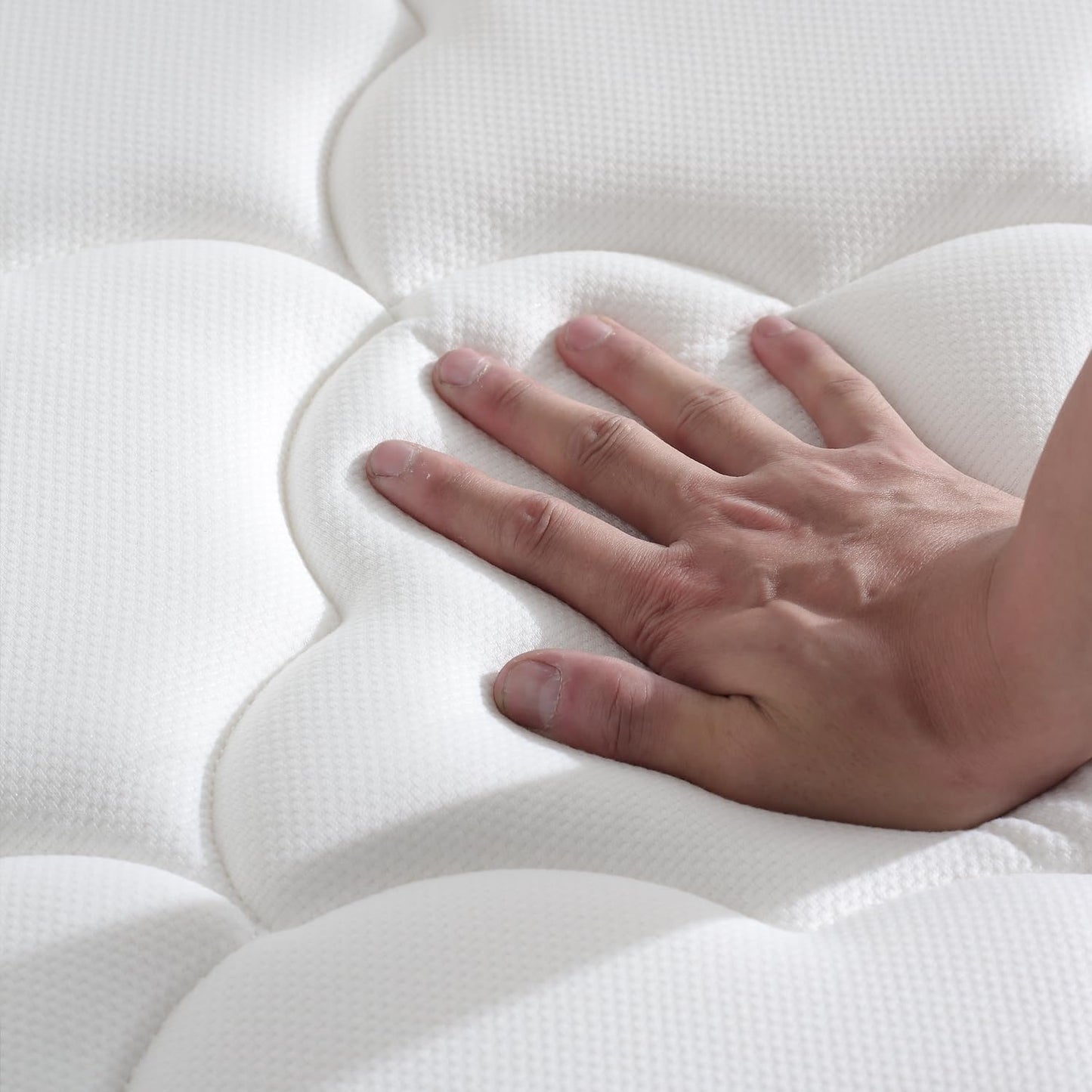 Clou&eir 190x120x25cm Small Double Memory Foam Spring Mattress