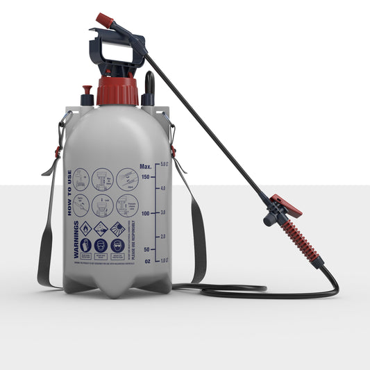 NOPE! CP Spider Killer Spray (5L & Sprayer) - Contact Killer, For all Types of Spiders. Residual Action, Odourless, Non-Staining for Indoor and