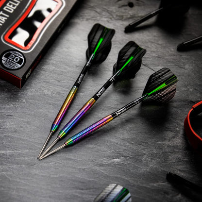 RED DRAGON Razor Edge Spectron 20g - Tungsten professional steel darts set with flights and shafts