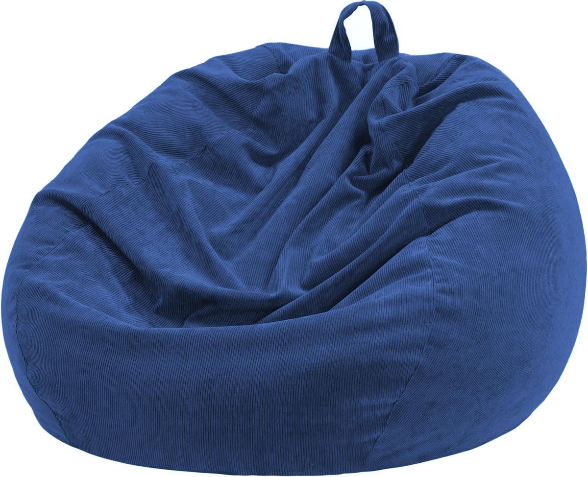 Nobildonna Bean Bag Chair Cover No Filler for Kids Beanbag Stuffed Animal Storage Without Filling Plush Toys Holder and Organizer Soft Premium