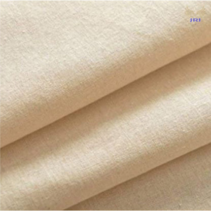 Calico Fabric 63 Inch (160cm) Extra Wide  100% Unbleached Natural Cotton, Medium Weight, Premium Quality by JRI (15 Meter)