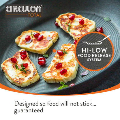 Circulon Total Hard Anodised Skillet Cvd 31Cm, Black