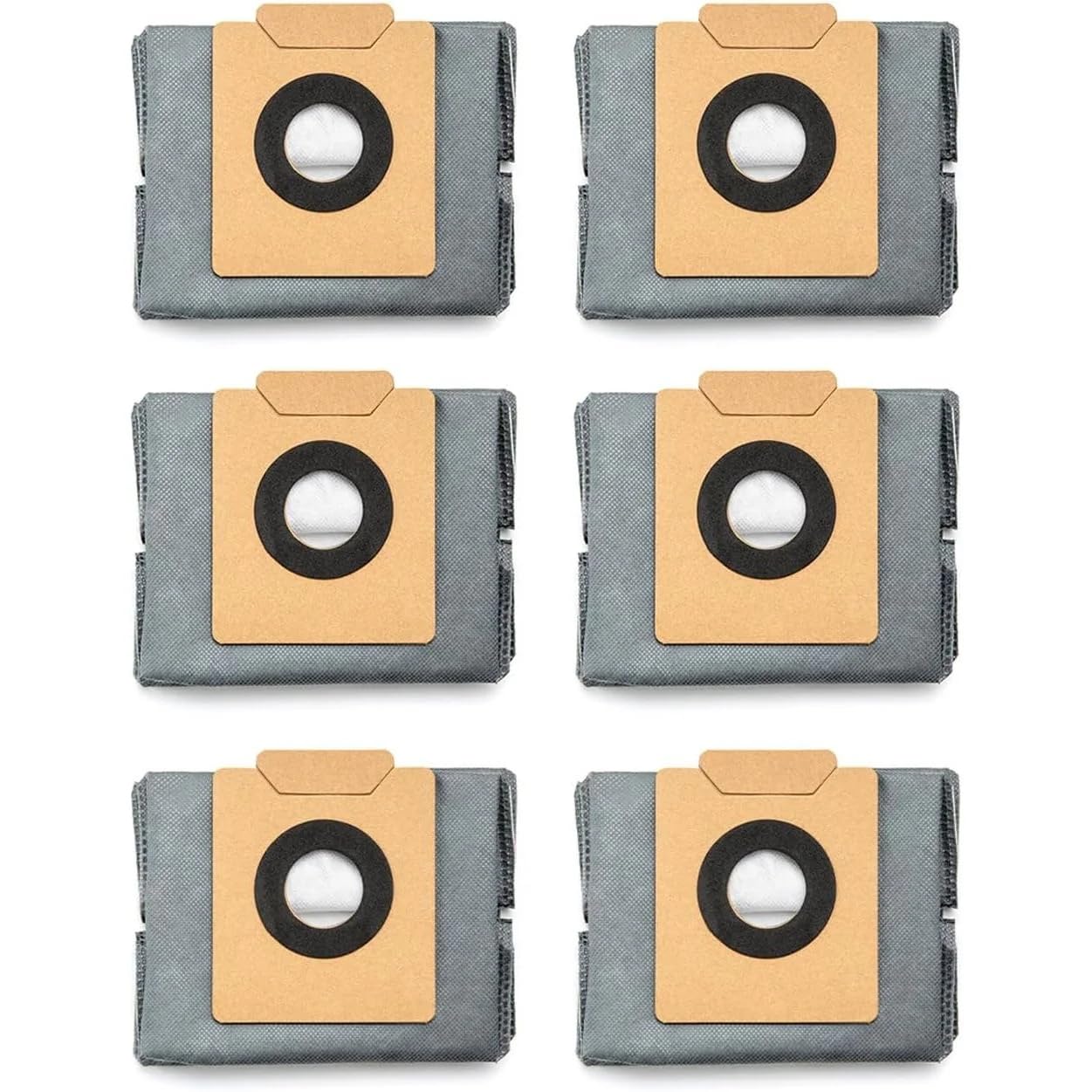 eufy 6-Pack Large Capacity Dust Bags Compatible with X10 Pro Omni Robot Vacuum and X8 Pro with Self-Empty Station