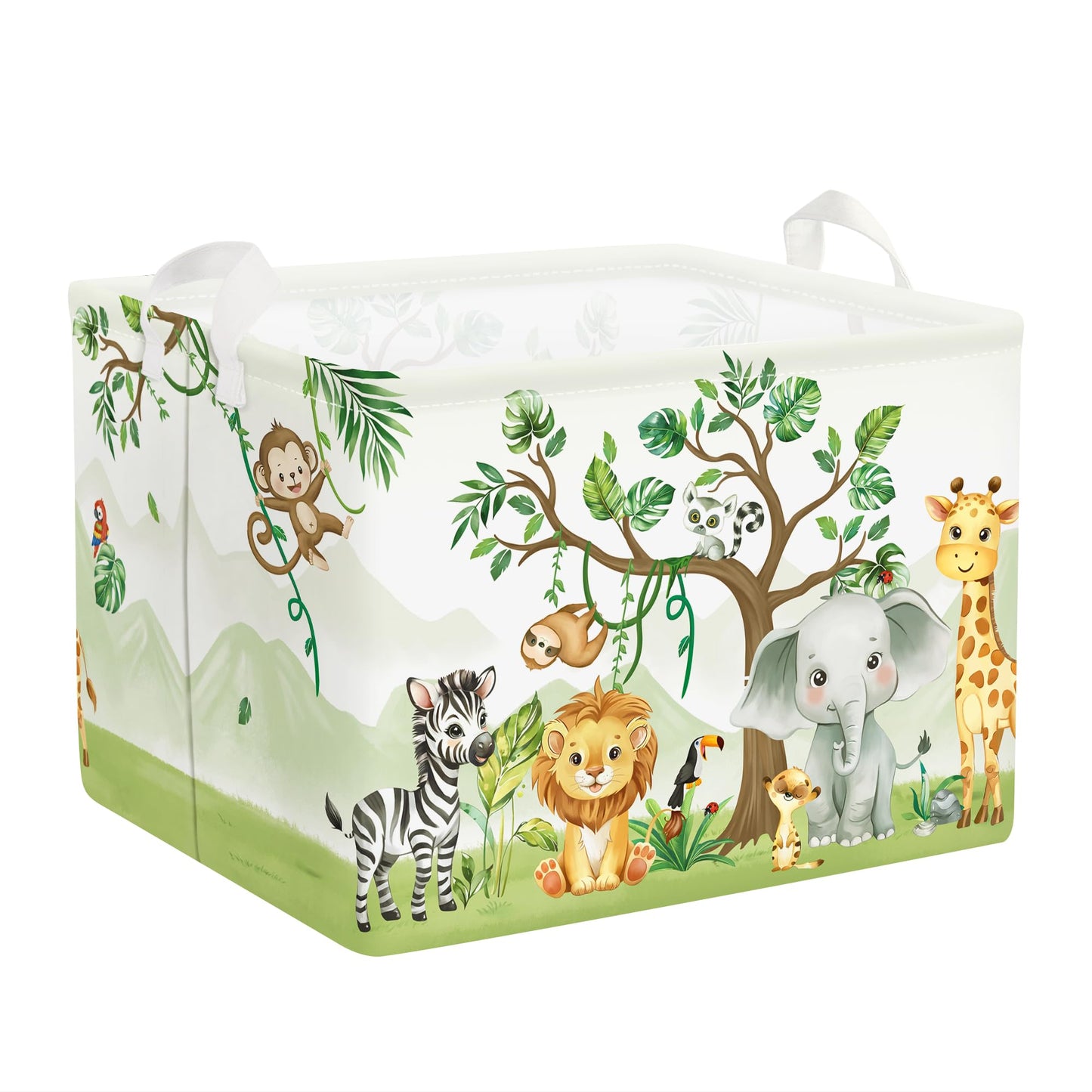 HUUMONSS Foldable Laundry Hmaper Large Kid Toy Basket, 36L