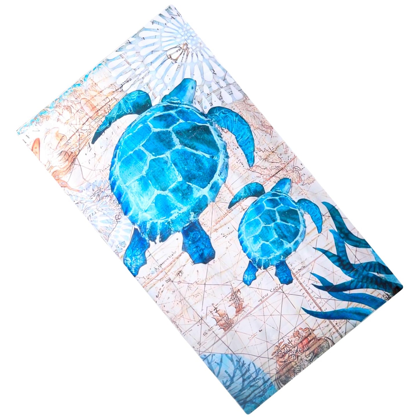 Bojueshaw Large Microfiber Beach Towels,Turtle Pattern Beach Towels,Lightweight Quick Dry Bath Towel for Swimming,Beach,Holiday,Travel